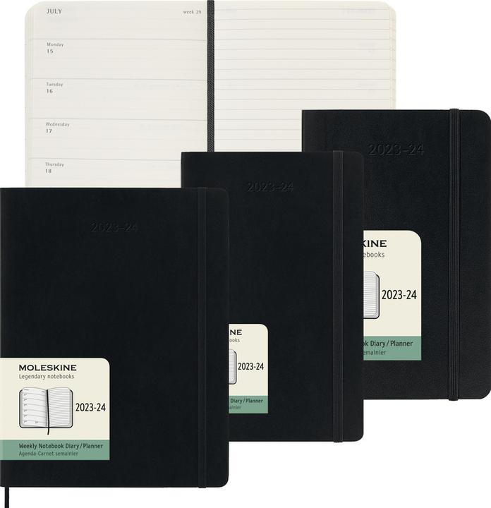 Image du produit Moleskine Agenda scolaire Soft Cover (13 x 21 cm, Anglais)