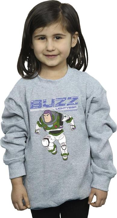 Actual product image Disney Girls Lightyear Buzz Jump To Action Sweatshirt (140, 146)