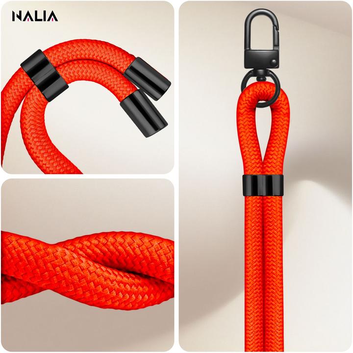 Produktbild Nalia HoldMe Lanyard Handykette - Universal Trageband für Smartphones - Verstellbar, Soft & Elastisch