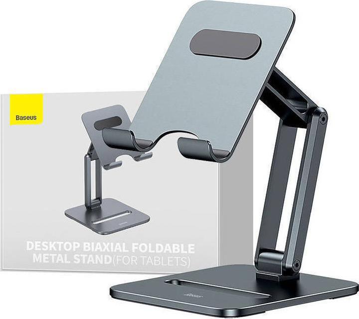 Actual product image Baseus Desktop Biaxial Foldable Metal Stand (for Tablets) Grey