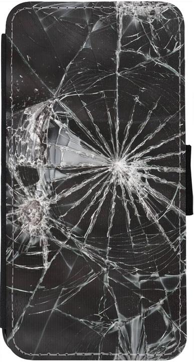 Actual product image PhoneLook Coque Wallet noir Broken Screen (Apple iPhone 12)