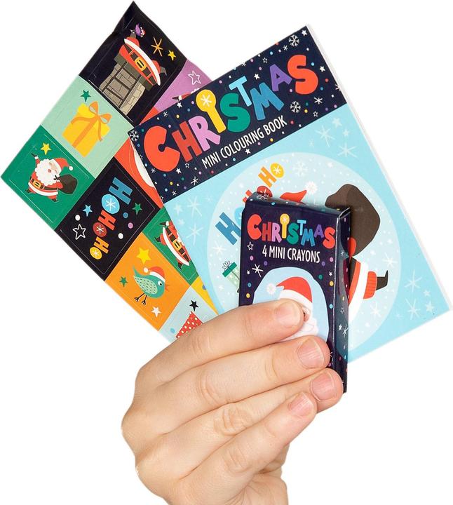 Actual product image Treats set: colouring book, crayons and sticker sheet - cherry