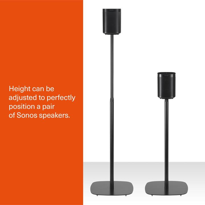 Produktbild Mountson MS14BX2 - Ständer verstellbar für Sonos One (Ständer, Höhenverstellbar)
