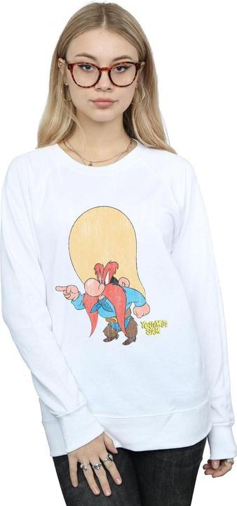 Actual product image Looney Tunes Womens/Ladies Yosemite Sam Distressed Sweatshirt (L)