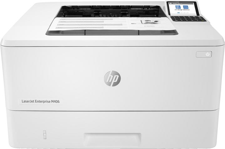 HP LaserJet Enterprise M406dn Mono, Laser, 38ppm (Laser, Black and white)