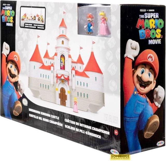 Immagine prodotto Jakks Pacific Super Mario Movie - Mini mondo DLX Castello di Peach (417154)