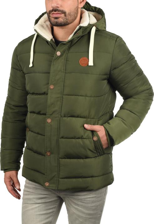 Image du produit Blend Frederic Veste D'Hiver Avec Peau De Mouton Blouson D'Extérieur Pour Homme À Capuche (S)