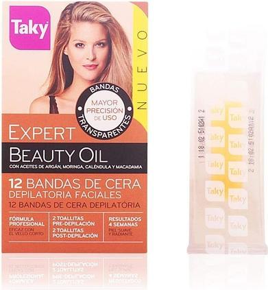 Actual product image Taky Beauty Oil Hair Removal Strips 200g - Pack of 12 (200 ml, 1 x, 10 g)