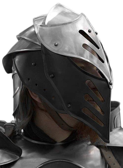 Actual product image Iron Fortress Fantasy Helm - Schwarzes Eis