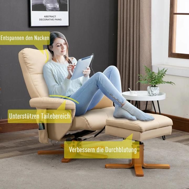 Actual product image Homcom Massage chair with reclining function