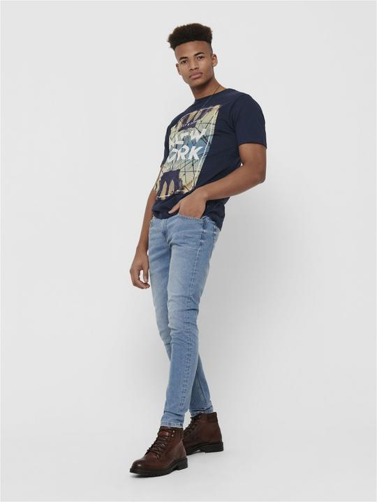 Produktbild Only & Sons ONSWarp Blue Skinny Fit Jeans (W28/L34)