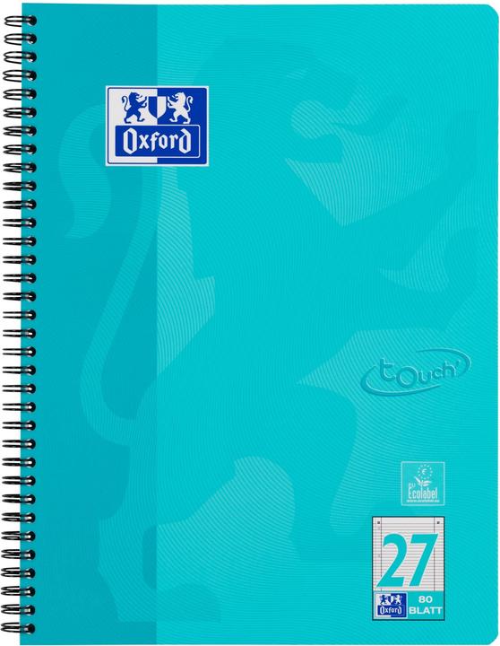 Oxford Collegeblock Touch (A4+, Liniert, Harter Einband)