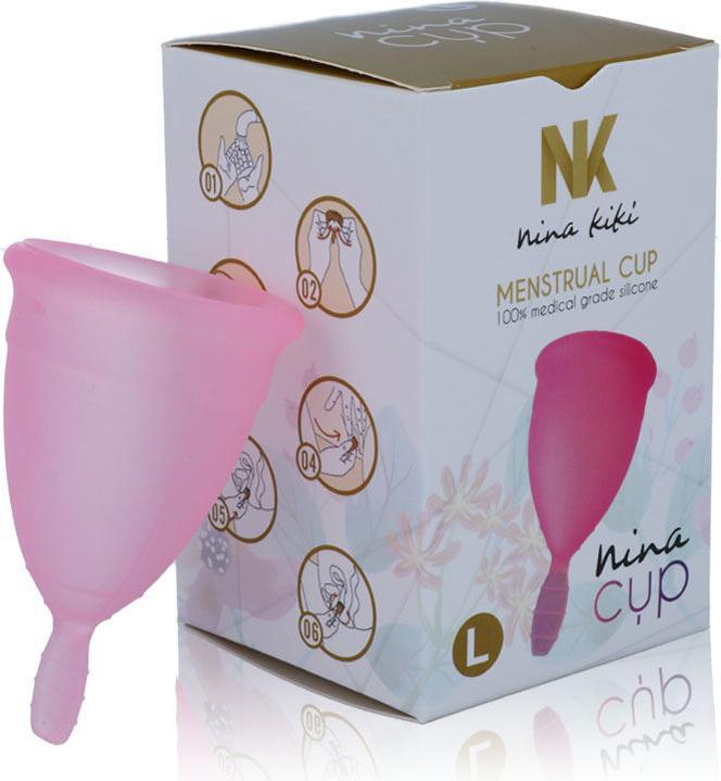 Produktbild Nina Kiki Nina Cup Menstrual Cup Gr?Sse L Rosa
