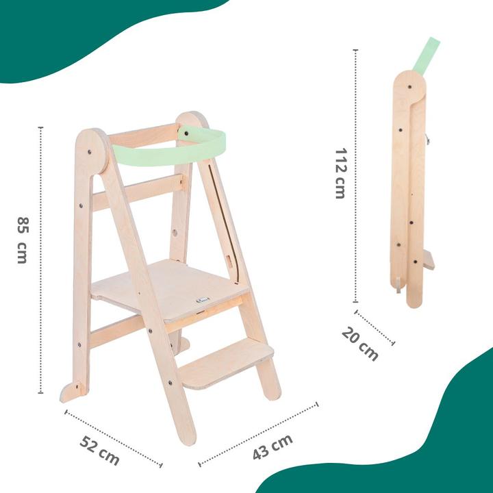 Actual product image MamaToyz Folding learning tower