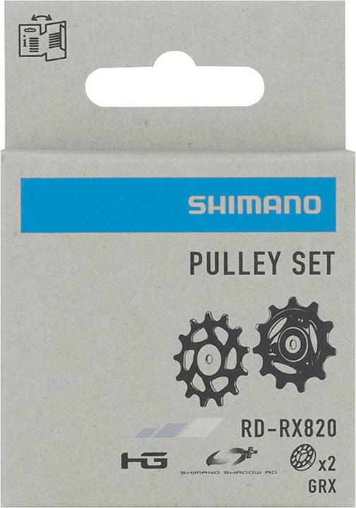 Actual product image Shimano Guide and tension pulley RD-RX820 pair