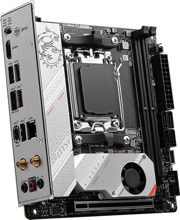 Actual product image MSI MPG B650I EDGE WIFI (AM5, AMD B650, Mini-ITX)