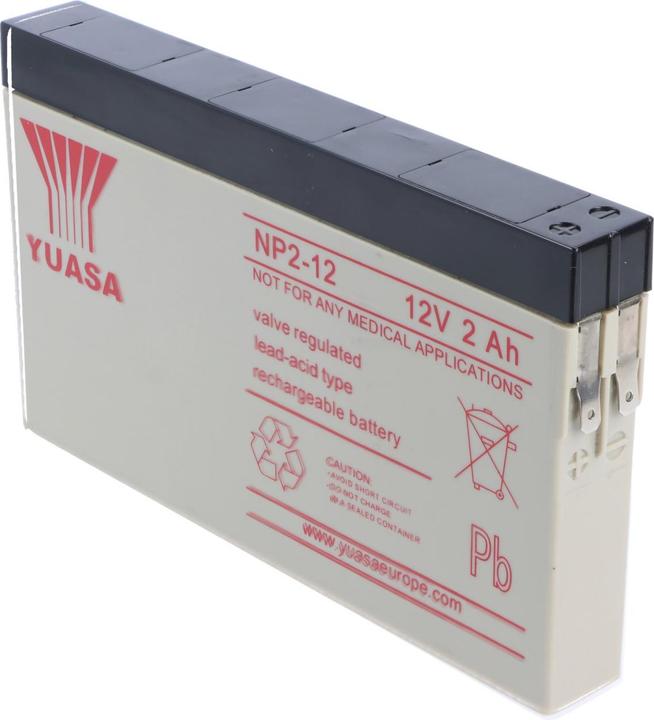 Actual product image Yuasa Battery NP2-12 (12 V, 2 Ah)