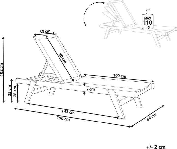 Actual product image Beliani Prossedi (190 cm)
