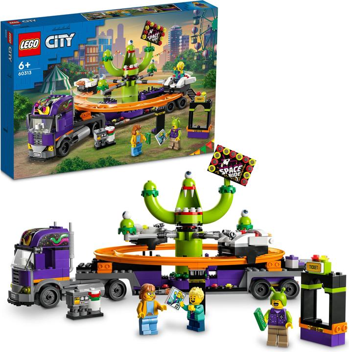 Immagine prodotto LEGO Camion con giostra spaziale (60313, LEGO City)