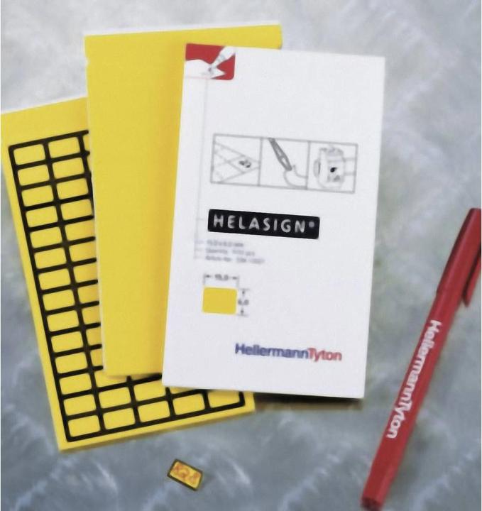 Actual product image HellermannTyton Cable label HEIGN - labels from fabric foil
