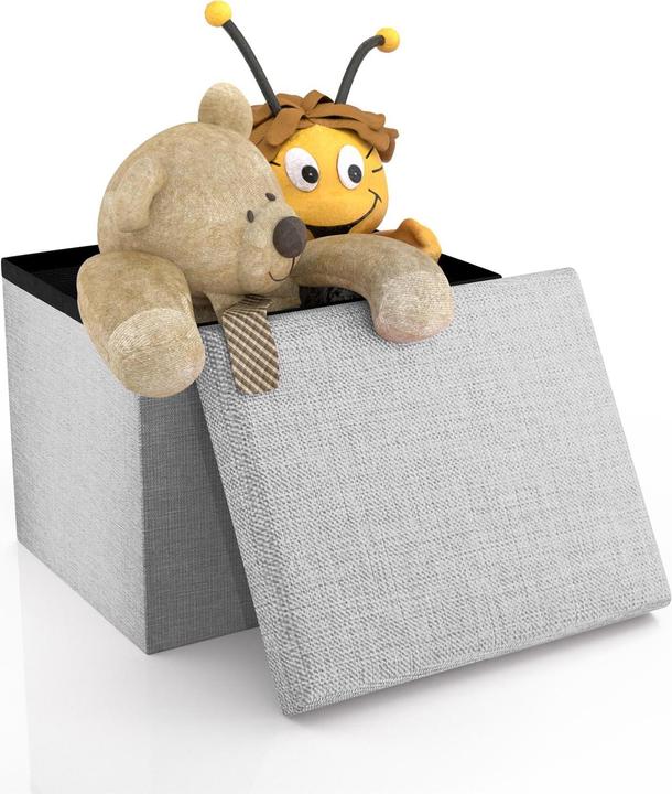 Actual product image Intirilife Cube seat ALASKA GREY
