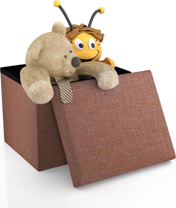 Produktbild Intirilife Sitzwürfel BERNSTEIN BRAUN