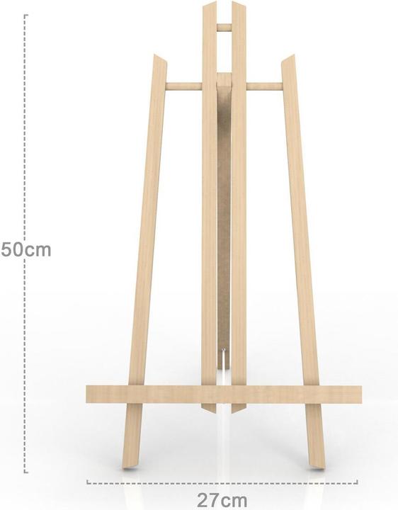 Produktbild Intirilife Tischstaffelei aus Holz 27 x 50 cm