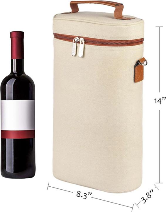 Actual product image Intirilife Bottle cooler carrier bag insulated