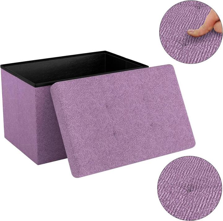 Actual product image Intirilife Bench 49x30x30 cm LOTUS ROSA (49.30 cm)
