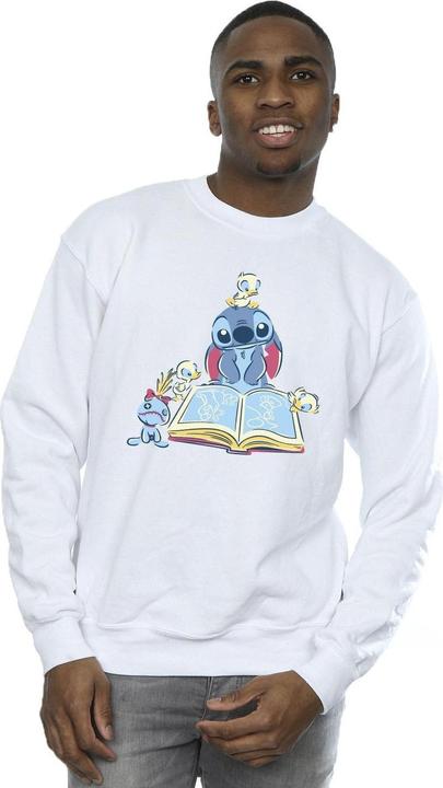 Image du produit Disney - Sweat LILO & STITCH READING A BOOK - Homme (XL)