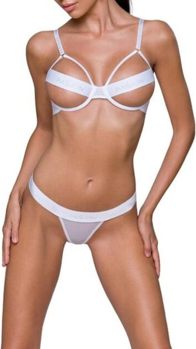 Actual product image Passion Ouvert bra plus semi-transparent thong (XL)