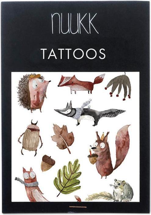 Immagine prodotto Nuukk Tatuaggi organici per bambini - Bosco d'autunno