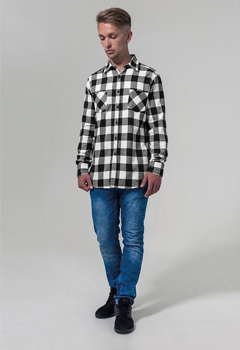 Actual product image Build Your Brand Check flannel shirt (M)