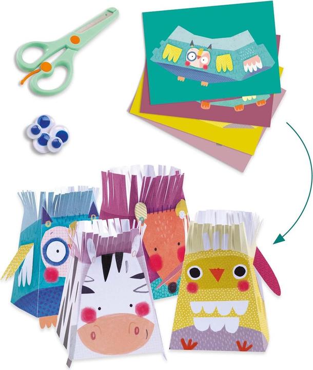 Actual product image Djeco Creative set animal houses