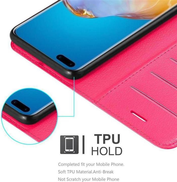 Actual product image Cadorabo Book with stand function cover (Huawei P40 Pro+)
