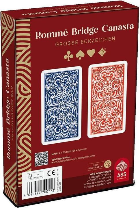 Produktbild Cartamundi Senioren Romme Schachtel FSC (Deutsch)