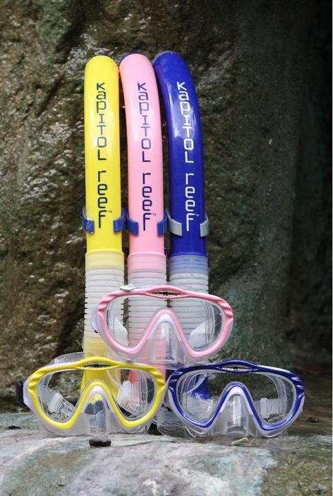 Actual product image Kapitol Reef 2-piece diving set snorkel and mask professional quality