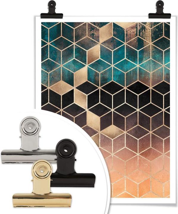 Image du produit Trenddeko Géométrie vert or (30 x 40 cm)