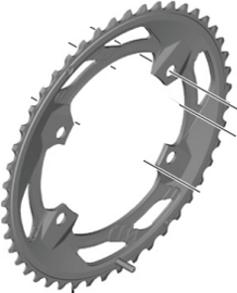 Productafbeelding Shimano Kettingblad FC-RX610 (46)