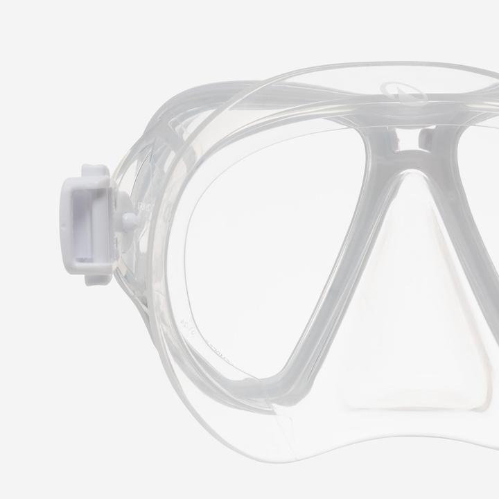 Actual product image Subea Tauchmaske Antibeschlag - 500 Dual weiss