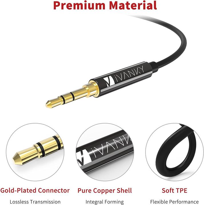 Produktbild Ivanky 3.5mm Klinke – 3.5mm Klinke (1.20 m, Einstiegsklasse, 3.5mm Klinke (AUX))