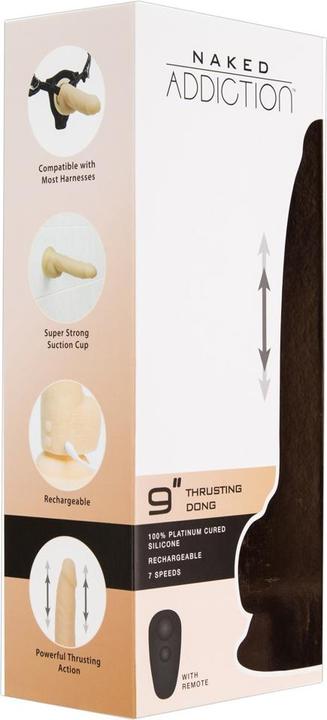 Actual product image Naked Addiction Realistischer StoÃDildo mit Fernbedienung 23 cm