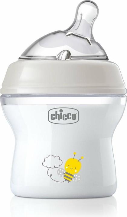 Chicco Biberon NATURAL FEELING PP Tettarella in silicone a flusso lento UNI 0m+ (150 ml)