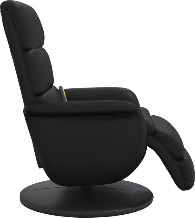 Produktbild VidaXL Massagesessel mit Fussteil Schwarz Kunstleder,Farbe