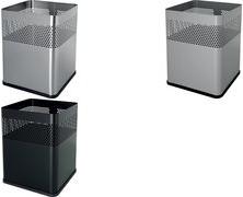 Actual product image Helit Wastebasket, square (18 l)