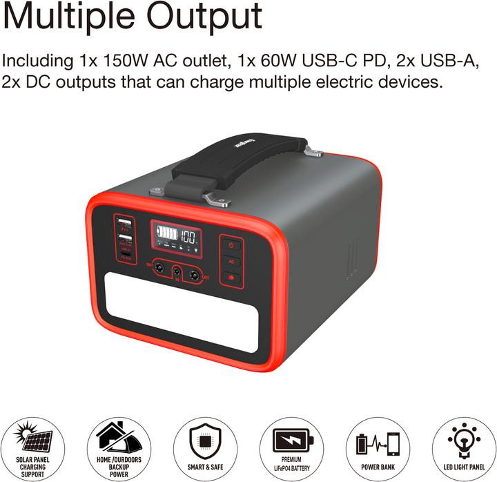Actual product image Energizer PPS 240W2 CH version (230.40 Wh, 3.30 kg)