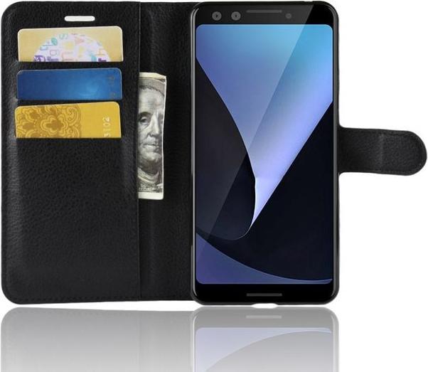 Actual product image MU Classic Litchi Leather Bookcover Series (Google Pixel 3 XL)