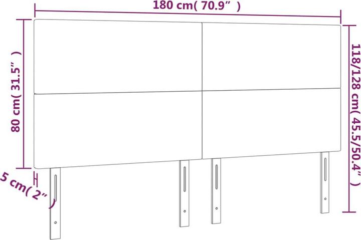 Produktbild VidaXL Ruben (180 x 5 x 128 cm)