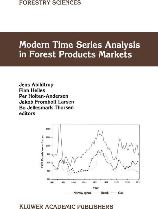 Actual product image Modern Time Series Analysis in Forest Products Markets (Jens Abildtrup, F. Helles, Bo Jellesmark Thorsen, Per Holten-Andersen, Jakob Fromholt Larsen, 2012)
