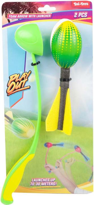 Actual product image Toi-Toys Play Out Mini-Schaumstoffpfeile mit Vortex-Thrower